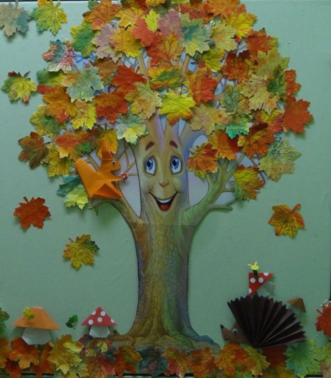 Осенний букет своими руками: 107 идей в детский сад и школу